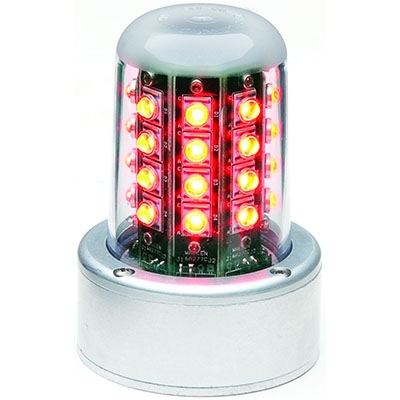 Whelen 01-0771080-51 Model 7108051 Red LED 14V Beacon (A470A Mount,  MateNLock)